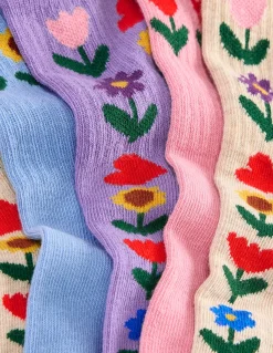 5 paires de chaussettes à détails fun fille