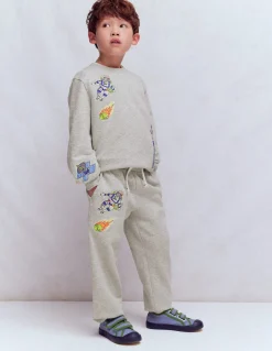 Bas de jogging à écussons