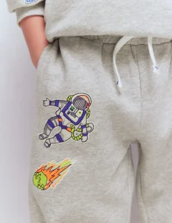 Bas de jogging à écussons