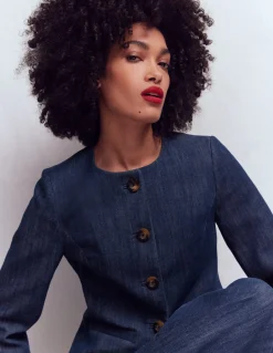 Blazer Hampstead en sergé de coton