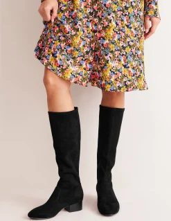 Bottes plates stretch hauteur genou