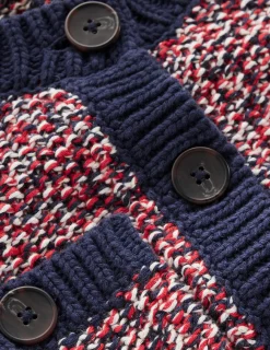 Cardigan chiné texturé