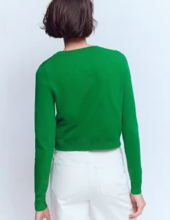 Cardigan court Emilia en coton