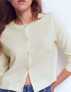 Cardigan court Eva en cachemire