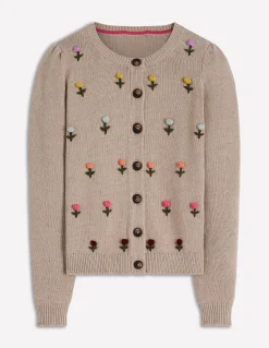 Cardigan Davina à manches bouffantes