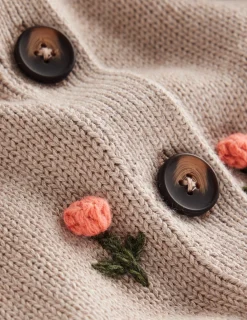 Cardigan Davina à manches bouffantes