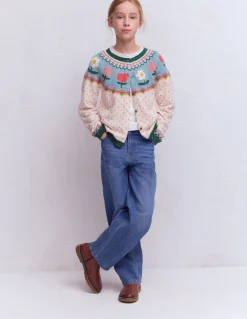 Cardigan Edie à motif jacquard