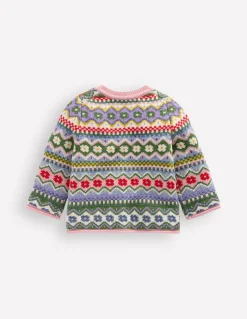 Cardigan Edie à motif jacquard