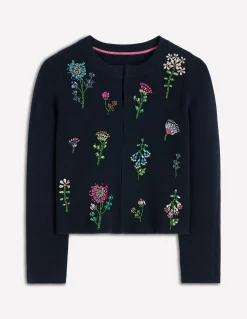 Cardigan en maille ornementé