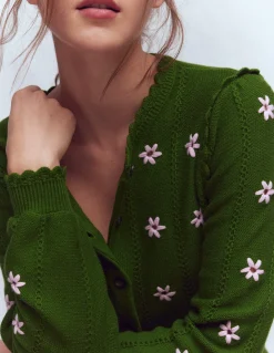 Cardigan Valeria à détails crochet