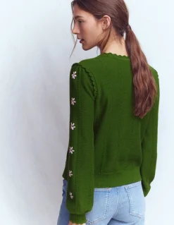 Cardigan Valeria à détails crochet