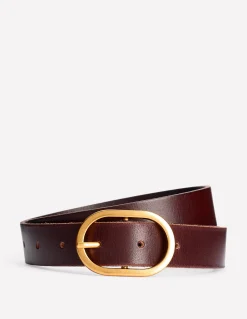 Ceinture classique en cuir