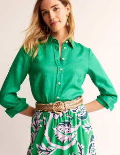 Ceinture en cuir tissé