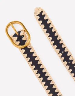 Ceinture intemporelle au point roulé