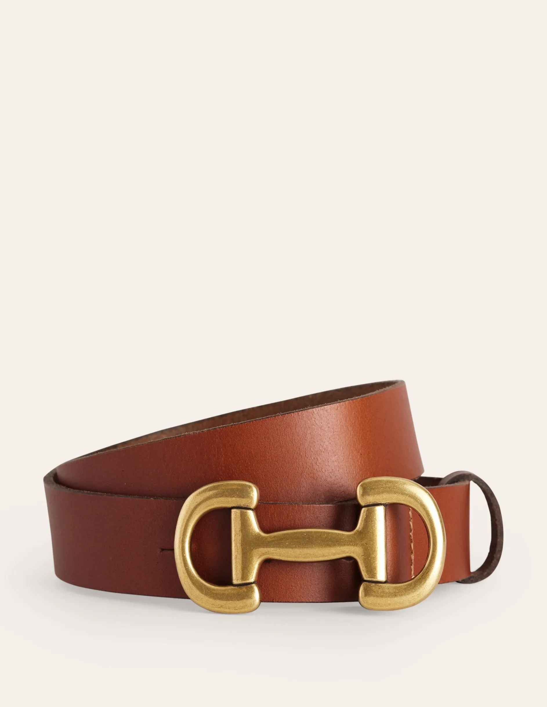 Ceinture Iris à mors en cuir