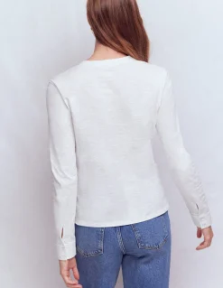 Chemise avec poche surpiquée