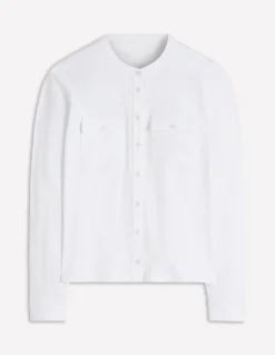 Chemise avec poche surpiquée