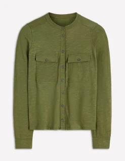 Chemise avec poche surpiquée