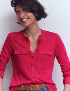 Chemise avec poche surpiquée