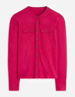 Chemise avec poche surpiquée