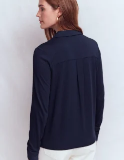 Chemise en jersey à détails