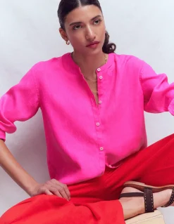 Chemise longue en lin