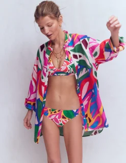 Chemise longue en lin