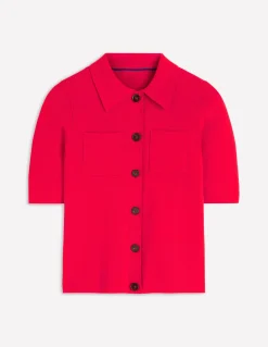 Chemise manches courtes en maille