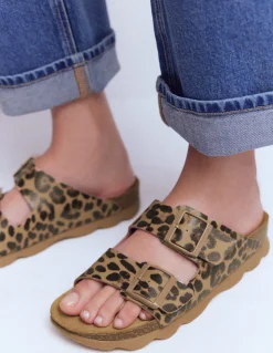 Claquettes Lyla imprimées à boucles