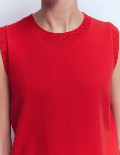 Débardeur à col rond Emilia en coton