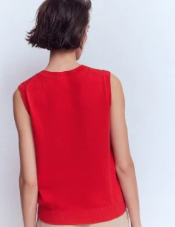 Débardeur à col rond Emilia en coton