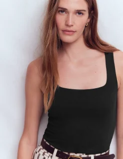 Débardeur double épaisseur à col carré