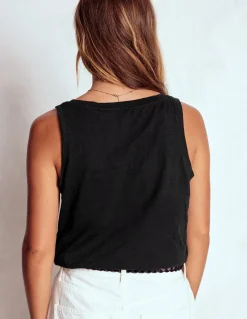 Débardeur flammé à col V