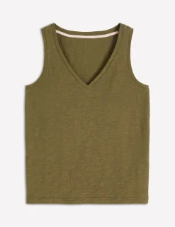 Débardeur flammé à col V