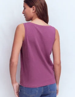 Débardeur flammé à col V