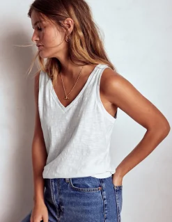 Débardeur flammé à col V