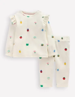 Ensemble en jersey côtelé