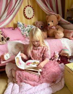 Gilet à col en pointelle