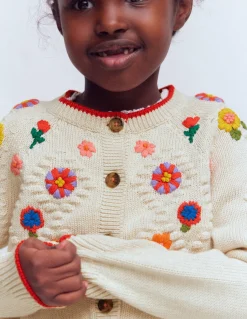 Gilet brodé en coton