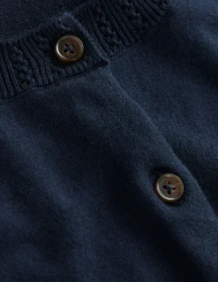 Gilet col rond Emilia en coton