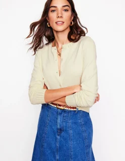 Gilet col rond Emilia en coton