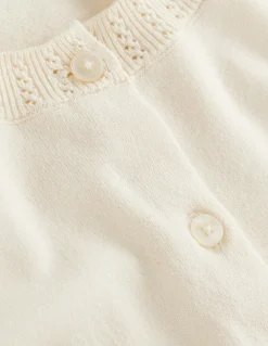 Gilet col rond Emilia en coton