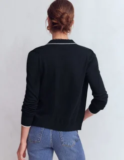 Gilet Liz en maille à col