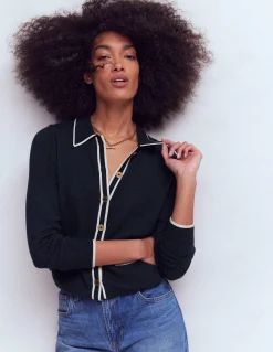 Gilet Liz en maille à col