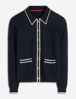 Gilet Liz en maille à col