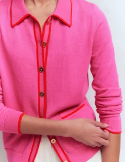 Gilet Liz en maille à col