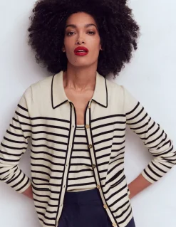 Gilet Liz en maille à col