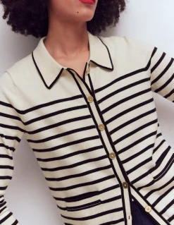 Gilet Liz en maille à col