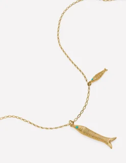 Grand collier à breloques