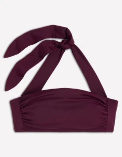 Haut de bikini froncé Kythira